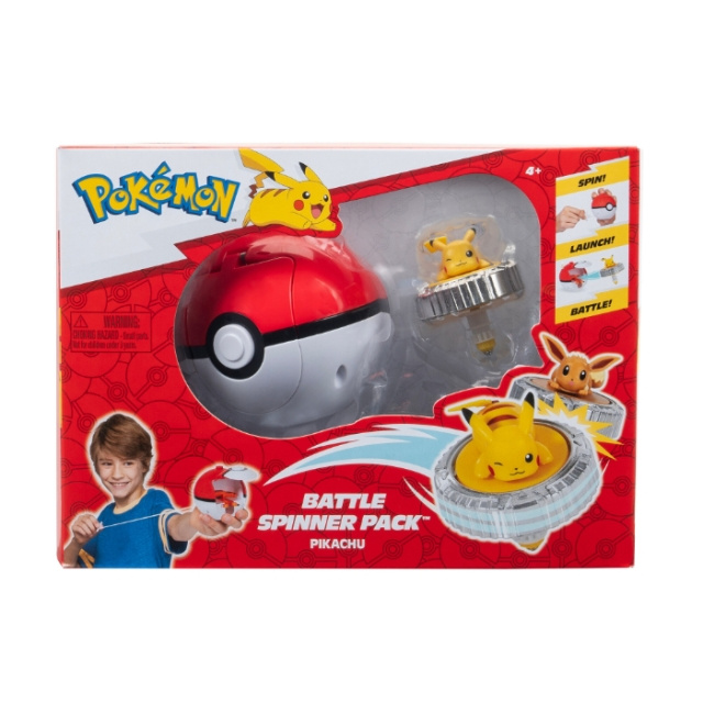 Pokémon Battle Spinner Pikachu - (PKW4398) ryhmässä LELUT, TUOTTEET LAPSILLE JA VAUVOILLE / Leikkikalut, Askartelu &Pelit / Figuurit, miniatyyrit ja tarvikkeet @ TP E-commerce Nordic AB (D40925)