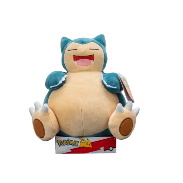 Pokémon 30 cm:n Snorlax-pehmolelu (PKW3455) ryhmässä LELUT, TUOTTEET LAPSILLE JA VAUVOILLE / Lelut vauvoille (0-3v) / Pehmolelut @ TP E-commerce Nordic AB (D40930)