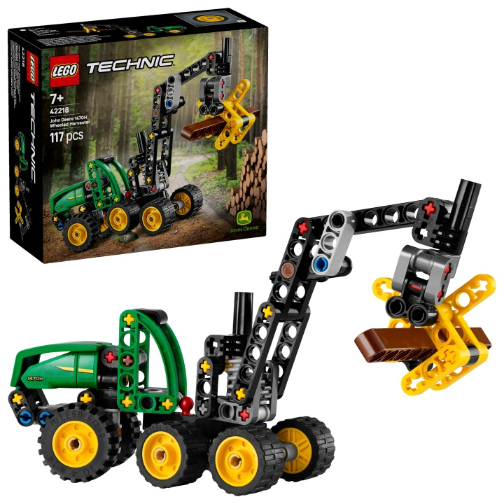 LEGO Technic – John Deere 1470H -pyörähakkuukone (42218) ryhmässä LELUT, TUOTTEET LAPSILLE JA VAUVOILLE / Leikkikalut, Askartelu &Pelit / Rakennuslelut / Lego @ TP E-commerce Nordic AB (D40935)
