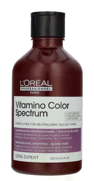 L\'Oreal Vitamino Color Spectrum Purple Dyes Shampoo 300 ml ryhmässä KAUNEUS JA TERVEYS / Hiukset &Stailaus / Hiustenhoito / Shampoo @ TP E-commerce Nordic AB (D40982)
