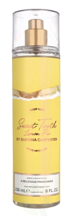Sabrina Carpenter Sweet Tooth Lemon Pie Body Mist 236 ml ryhmässä KAUNEUS JA TERVEYS / Ihonhoito / Kehon hoito / Vartalosuihke @ TP E-commerce Nordic AB (D40986)