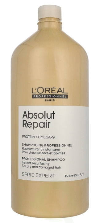 L\'Oreal Serie Expert Absolut Repair Gold Quinoa Shampoo 1500 ml ryhmässä KAUNEUS JA TERVEYS / Hiukset &Stailaus / Hiustenhoito / Shampoo @ TP E-commerce Nordic AB (D40994)
