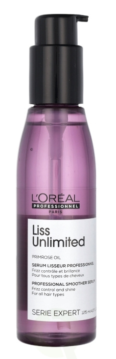 L\'Oreal Serie Expert Liss Unlimited Prof. Smoother Serum 125 ml For All Hair Types ryhmässä KAUNEUS JA TERVEYS / Hiukset &Stailaus / Hiustenhoito / Hiusseerumit @ TP E-commerce Nordic AB (D41002)
