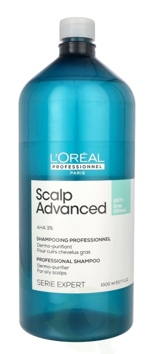 L\'Oreal Serie Expert Scalp Advanced Professional Shampoo 1500 ml Dermo-Purifier For Oily Scalps ryhmässä KAUNEUS JA TERVEYS / Hiukset &Stailaus / Hiustenhoito / Shampoo @ TP E-commerce Nordic AB (D41009)