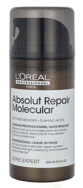 L\'Oreal Absolut Repair Molecular Leave-In Mask 100 ml ryhmässä KAUNEUS JA TERVEYS / Hiukset &Stailaus / Hiustenhoito @ TP E-commerce Nordic AB (D41019)