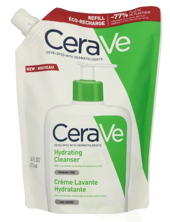 Cerave Hydrating Cleanser Eco Refill 473 ml ryhmässä KAUNEUS JA TERVEYS / Ihonhoito / Kasvot / Puhdistus @ TP E-commerce Nordic AB (D41050)