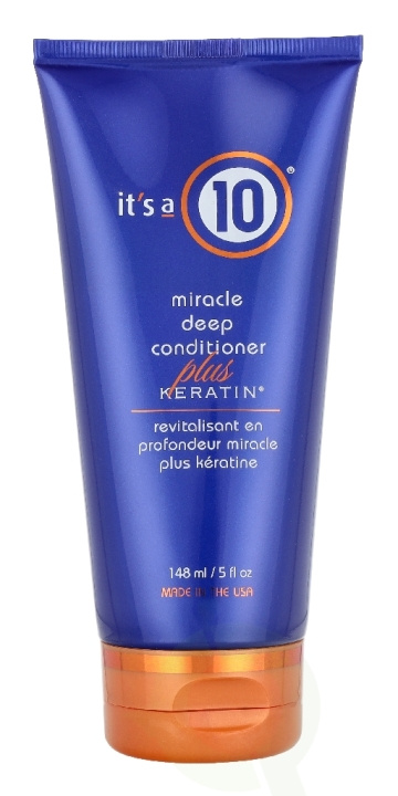 It\'s a 10 Miracle Deep Conditioner Plus Keratin 148 ml ryhmässä KAUNEUS JA TERVEYS / Hiukset &Stailaus / Hiustenhoito / Hoitoaine @ TP E-commerce Nordic AB (D41063)