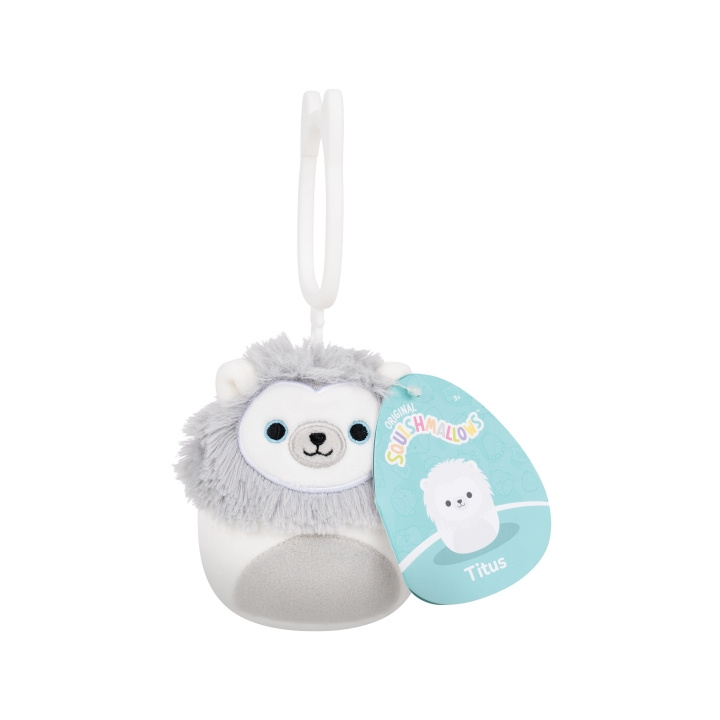 Squishmallows 9 cm:n pehmolelu P24 Clip-on – Titus ryhmässä LELUT, TUOTTEET LAPSILLE JA VAUVOILLE / Leikkikalut, Askartelu &Pelit / Figuurit, miniatyyrit ja tarvikkeet @ TP E-commerce Nordic AB (D41124)