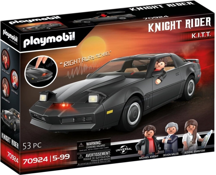 Playmobil Knight Rider – K.I.T.T. (70924) ryhmässä LELUT, TUOTTEET LAPSILLE JA VAUVOILLE / Leikkikalut, Askartelu &Pelit / Leikkiautot @ TP E-commerce Nordic AB (D41137)
