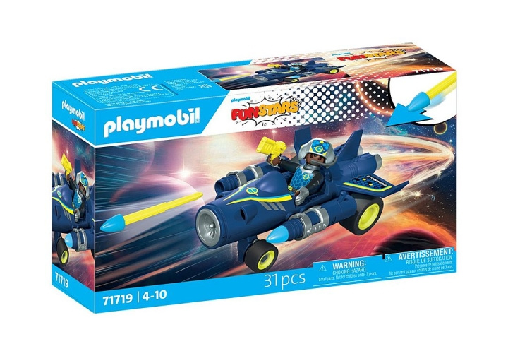 Playmobil Funstars: Kilpa-avaruuslentokone (71719) ryhmässä LELUT, TUOTTEET LAPSILLE JA VAUVOILLE / Leikkikalut, Askartelu &Pelit / Figuurit, miniatyyrit ja tarvikkeet @ TP E-commerce Nordic AB (D41167)