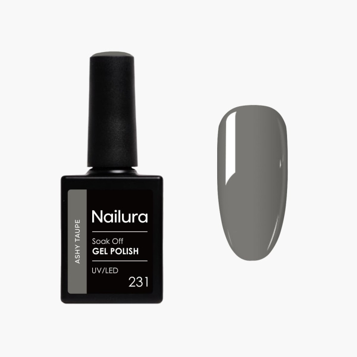 Nailura Geelilakka 231 – Ashy Taupe – 10 ml ryhmässä KAUNEUS JA TERVEYS / Manikyyri/Pedikyyri / Kynsilakka @ TP E-commerce Nordic AB (D41252)