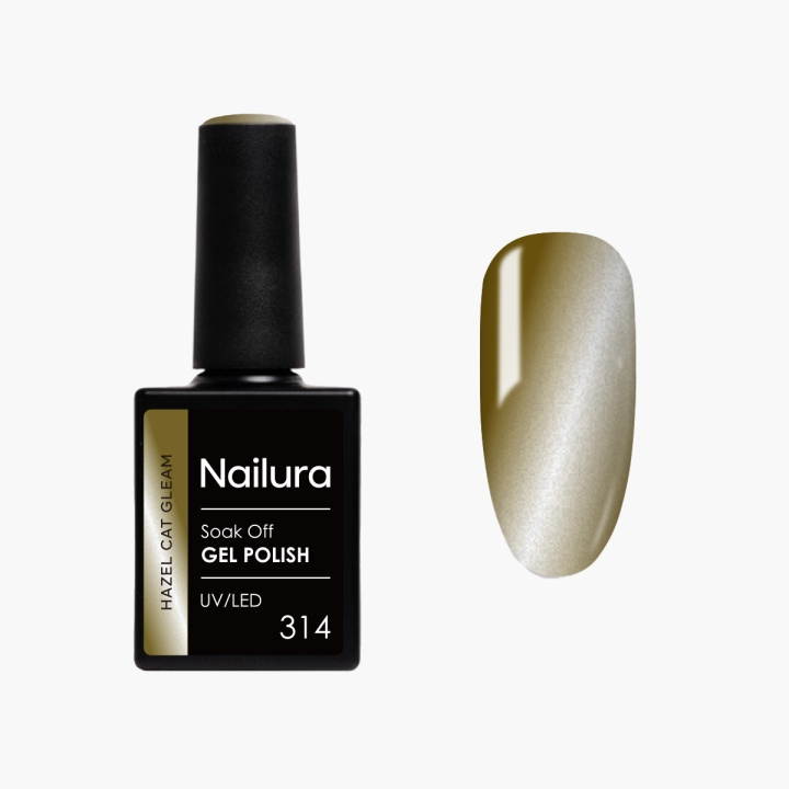 Nailura Geelilakka 314 Hazel Cat Gleam – pähkinänruskea – 10 ml ryhmässä KAUNEUS JA TERVEYS / Manikyyri/Pedikyyri / Kynsilakka @ TP E-commerce Nordic AB (D41255)