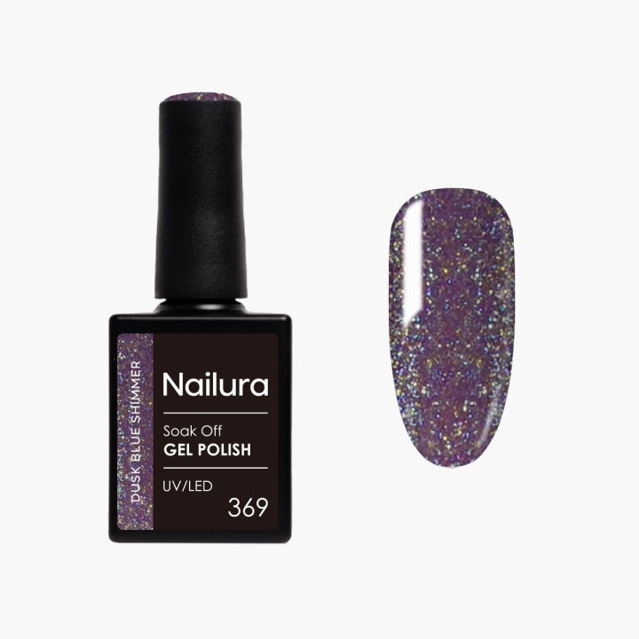 Nailura Geelilakka 369 – Dusk Blue Shimmer – 10 ml ryhmässä KAUNEUS JA TERVEYS / Manikyyri/Pedikyyri / Kynsilakka @ TP E-commerce Nordic AB (D41264)