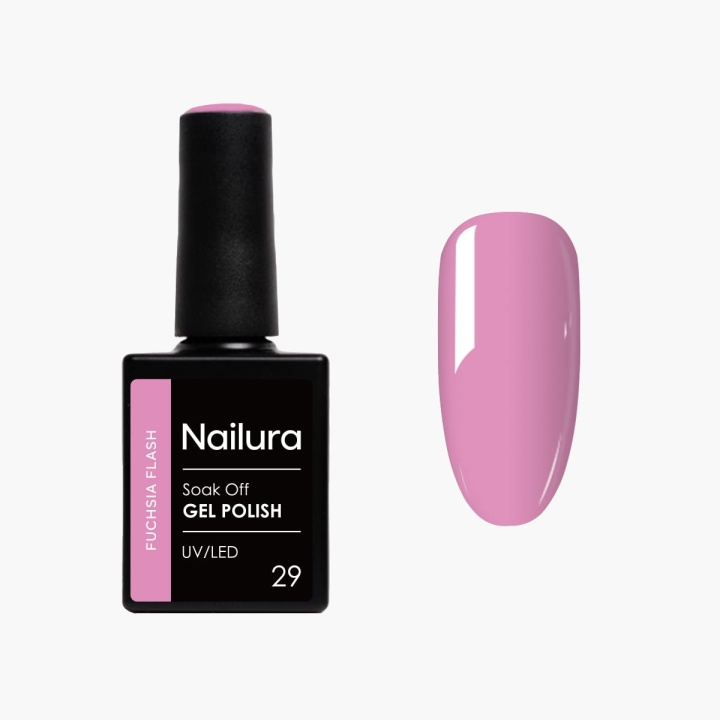 Nailura Geelilakka 29 – Fuchsia Flash – fuksia – 10 ml ryhmässä KAUNEUS JA TERVEYS / Manikyyri/Pedikyyri / Kynsilakka @ TP E-commerce Nordic AB (D41266)