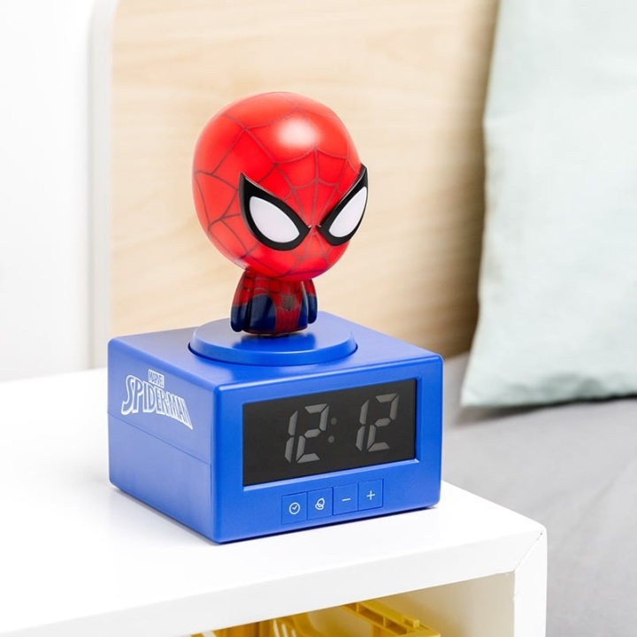 Paladone Spider-Man Icon -herätyskello ryhmässä KOTI, TALOUS JA PUUTARHA / Kellot ja laskimet / Herätyskellot @ TP E-commerce Nordic AB (D41293)
