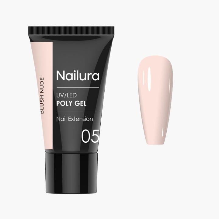 Nailura Poly Gel 5 – Blush Nude – 30 ml ryhmässä KAUNEUS JA TERVEYS / Manikyyri/Pedikyyri / Kynsilakka @ TP E-commerce Nordic AB (D41315)
