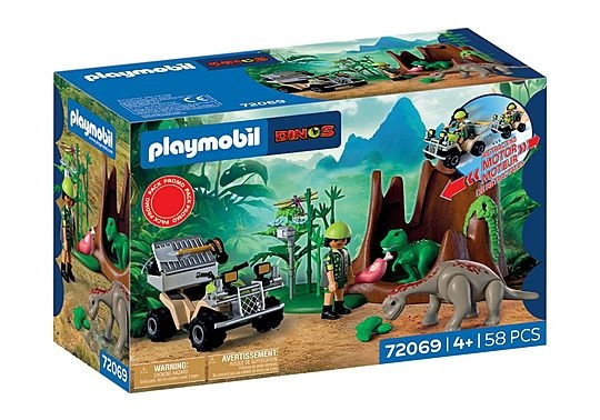 Playmobil Dino Hideaway (72069) ryhmässä LELUT, TUOTTEET LAPSILLE JA VAUVOILLE / Leikkikalut, Askartelu &Pelit / Figuurit, miniatyyrit ja tarvikkeet @ TP E-commerce Nordic AB (D41354)