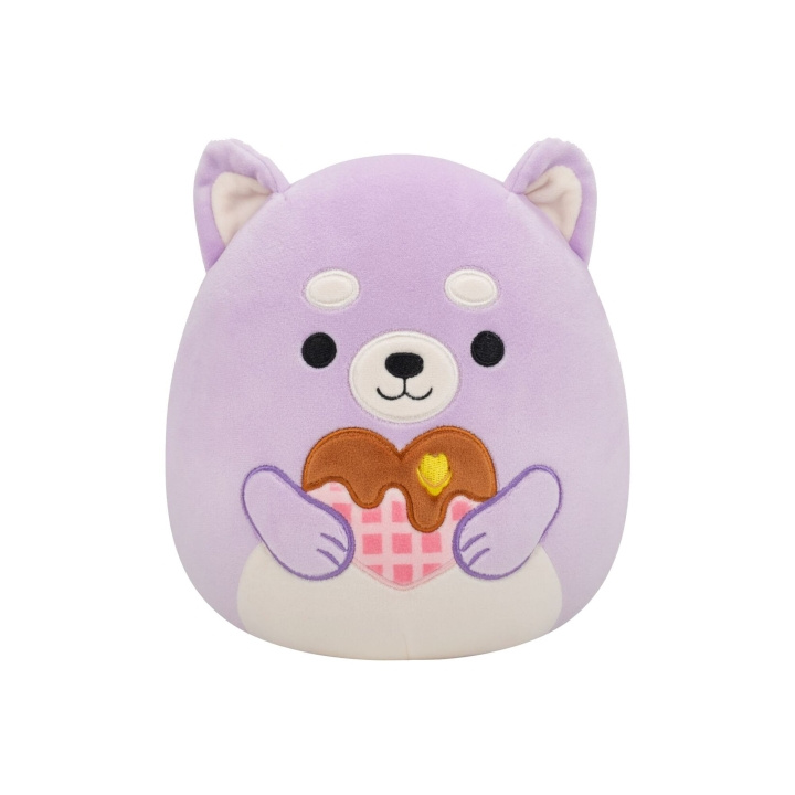Squishmallows 19 cm Love – Hoyt, shiba-inu ryhmässä LELUT, TUOTTEET LAPSILLE JA VAUVOILLE / Lelut vauvoille (0-3v) / Pehmolelut @ TP E-commerce Nordic AB (D41389)