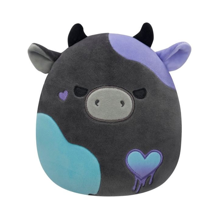 Squishmallows 19 cm Love - Smithereens, hiilenharmaa lehmä ryhmässä LELUT, TUOTTEET LAPSILLE JA VAUVOILLE / Lelut vauvoille (0-3v) / Pehmolelut @ TP E-commerce Nordic AB (D41391)