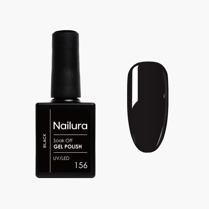 Nailura Geelilakka 156 – Musta – 10 ml ryhmässä KAUNEUS JA TERVEYS / Manikyyri/Pedikyyri / Kynsilakka @ TP E-commerce Nordic AB (D41502)