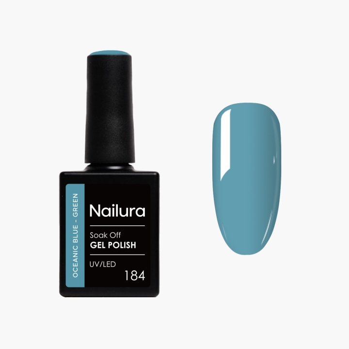 Nailura Geelilakka 184 – Oceanic Blue Green – 10 ml ryhmässä KAUNEUS JA TERVEYS / Manikyyri/Pedikyyri / Kynsilakka @ TP E-commerce Nordic AB (D41513)
