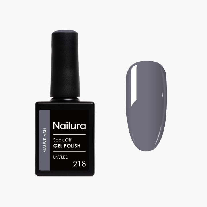 Nailura Geelilakka 218 – Mauve Ash – 10 ml ryhmässä KAUNEUS JA TERVEYS / Manikyyri/Pedikyyri / Kynsilakka @ TP E-commerce Nordic AB (D41522)