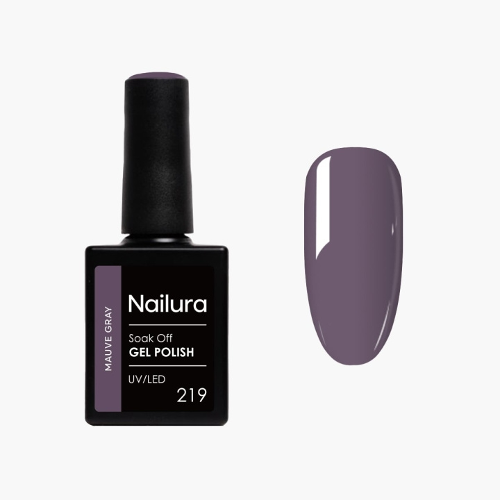 Nailura Geelilakka 219 – Mauve Gray – 10 ml ryhmässä KAUNEUS JA TERVEYS / Manikyyri/Pedikyyri / Kynsilakka @ TP E-commerce Nordic AB (D41523)