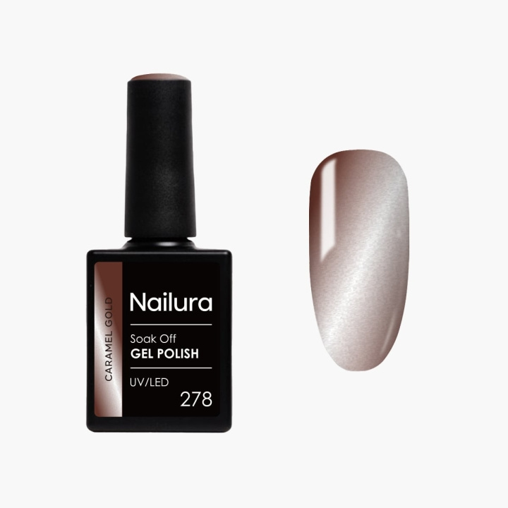 Nailura Geelilakka 278 – Caramel Gold – 10 ml ryhmässä KAUNEUS JA TERVEYS / Manikyyri/Pedikyyri / Kynsilakka @ TP E-commerce Nordic AB (D41540)