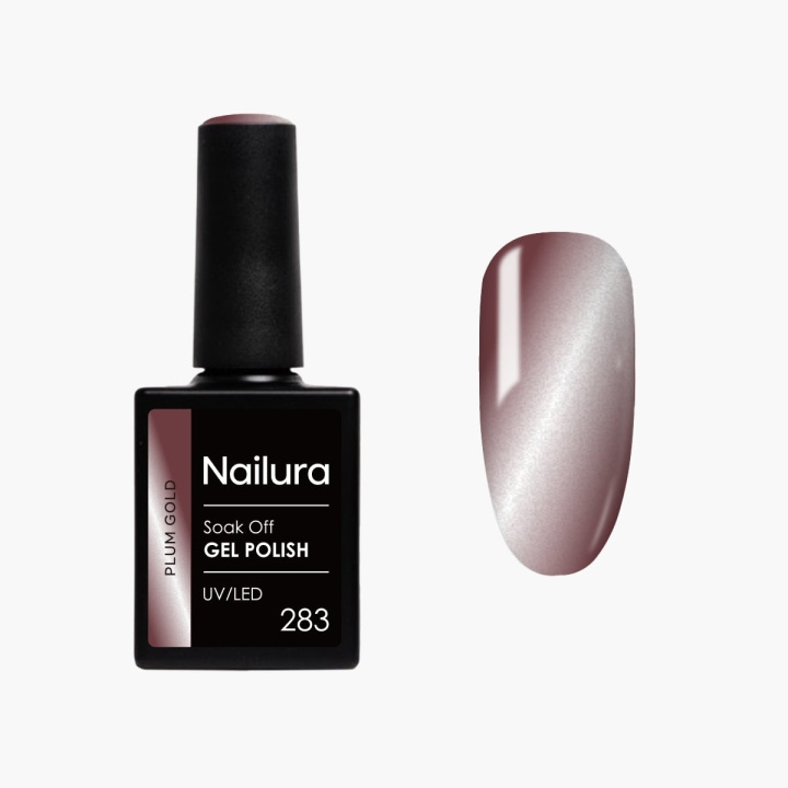 Nailura Geelilakka 283 – Plum Gold – 10 ml ryhmässä KAUNEUS JA TERVEYS / Manikyyri/Pedikyyri / Kynsilakka @ TP E-commerce Nordic AB (D41543)