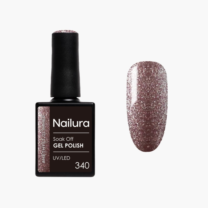 Nailura Geelilakka 340 – Amethyst Glimmer – 10 ml ryhmässä KAUNEUS JA TERVEYS / Manikyyri/Pedikyyri / Kynsilakka @ TP E-commerce Nordic AB (D41575)