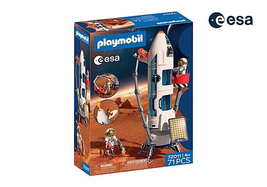 Playmobil ESA: Mars-tutkimusraketti (72011) ryhmässä LELUT, TUOTTEET LAPSILLE JA VAUVOILLE / Leikkikalut, Askartelu &Pelit / Figuurit, miniatyyrit ja tarvikkeet @ TP E-commerce Nordic AB (D41661)