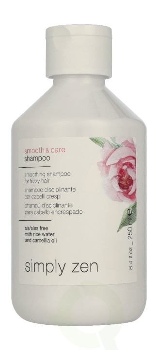 Simply Zen Smooth And Care Shampoo 250 ml ryhmässä KAUNEUS JA TERVEYS / Hiukset &Stailaus / Hiustenhoito / Shampoo @ TP E-commerce Nordic AB (D41665)