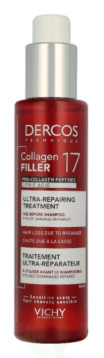 Vichy Dercos Ultra-Repair Pre-Shampoo 150 ml ryhmässä KAUNEUS JA TERVEYS / Hiukset &Stailaus / Hiustenhoito / Shampoo @ TP E-commerce Nordic AB (D41699)