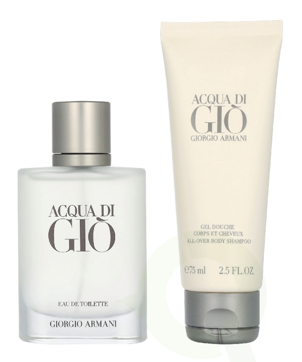 Armani Acqua Di Gio Giftset 125 ml Edt Spray 50 ml/Shower gel 75 ml ryhmässä KAUNEUS JA TERVEYS / Tuoksut & Parfyymit / Parfyymit @ TP E-commerce Nordic AB (D41708)