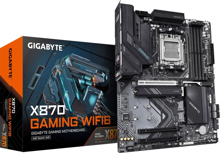 Gigabyte X870 GAMING WIFI6 ATX -emolevy ryhmässä TIETOKOONET & TARVIKKEET / Tietokoneen komponentit / Emolevyt @ TP E-commerce Nordic AB (D41742)