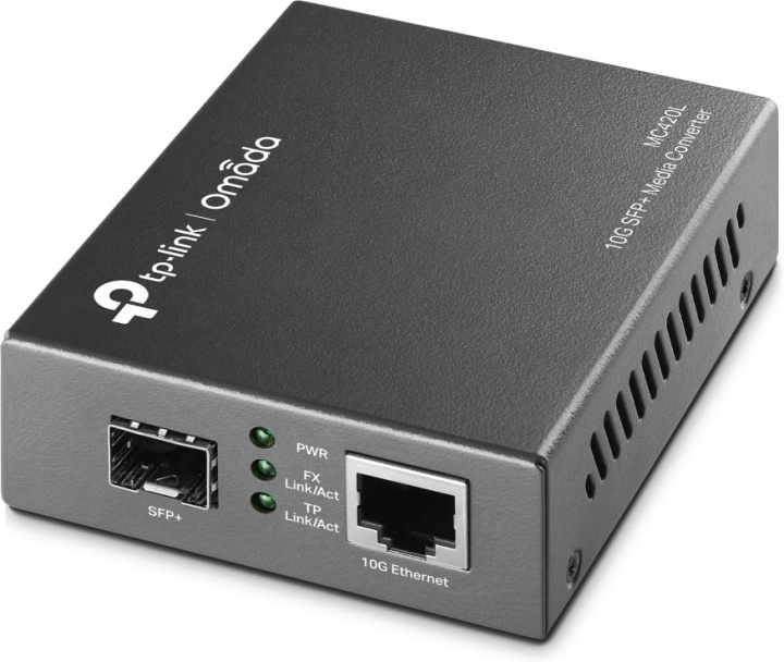 TP-Link MC420L 10G Multi-Gigabit -SFP-mediamuunnin ryhmässä TIETOKOONET & TARVIKKEET / Verkko / Mediamuuntimet @ TP E-commerce Nordic AB (D41774)
