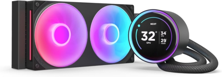 NZXT Kraken Elite RGB 240 (2024) -nestejäähdytysjärjestelmä, musta ryhmässä TIETOKOONET & TARVIKKEET / Tietokoneen komponentit / Jäähdytys @ TP E-commerce Nordic AB (D41785)