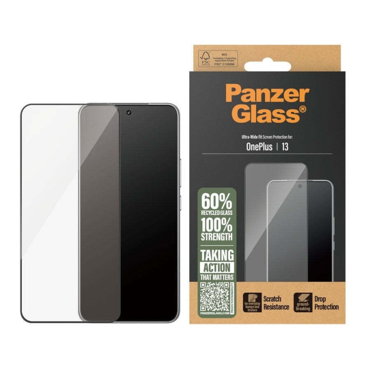 PanzerGlass Ultra Wide Fit -panssarilasi, OnePlus 13 ryhmässä ÄLYPUHELIMET JA TABLETIT / Puhelimen suojakotelo / OnePlus @ TP E-commerce Nordic AB (D41818)