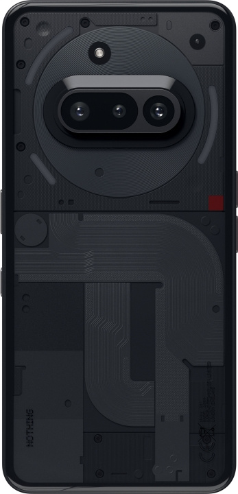 Nothing Phone (3a) puhelin, 128/8 Gt, musta ryhmässä ÄLYPUHELIMET JA TABLETIT / Kännykät & smartphones @ TP E-commerce Nordic AB (D41836)