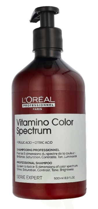 L\'Oreal Vitamino Color Spectrum Shampoo 500 ml ryhmässä KAUNEUS JA TERVEYS / Hiukset &Stailaus / Hiustenhoito / Shampoo @ TP E-commerce Nordic AB (D41913)