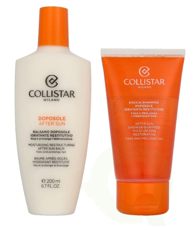 Collistar Sun Giftset 350 ml After-Sun Conditioner 200ml/After-Sun Shower-Shampoo 150ml ryhmässä KAUNEUS JA TERVEYS / Ihonhoito / Rusketus / Aurinkosuoja @ TP E-commerce Nordic AB (D41939)