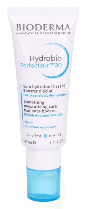 Bioderma Hydrabio Perfecteur SPF30 40 ml Dehydrated Sensitive Skin ryhmässä KAUNEUS JA TERVEYS / Ihonhoito / Rusketus / Aurinkosuoja @ TP E-commerce Nordic AB (D41963)