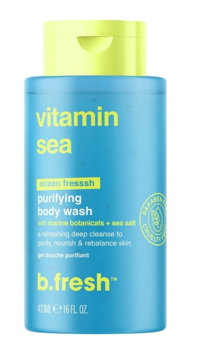 b.fresh Vitamin Sea Ravitseva vartalonpesuaine 473 ml ryhmässä KAUNEUS JA TERVEYS / Ihonhoito / Kehon hoito / Vartalovoide @ TP E-commerce Nordic AB (D42015)