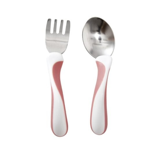 Bambino My First Fork & Spoon - Kirsikanpunainen