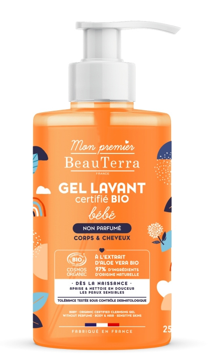 BeauTerra Tuoksuva vapaa vauvan pesugeeli – BIO – 750 ml ryhmässä KAUNEUS JA TERVEYS / Ihonhoito / Kehon hoito / Kylpy- ja suihkugeelit @ TP E-commerce Nordic AB (D42183)