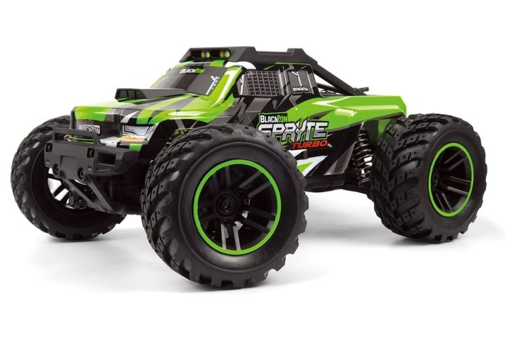 Blackzon MT Turbo 1/20 4WD Monster Truck – Vihreä (540289) ryhmässä LELUT, TUOTTEET LAPSILLE JA VAUVOILLE / Radio-ohjattava / Radio-ohjattavat autot @ TP E-commerce Nordic AB (D42192)