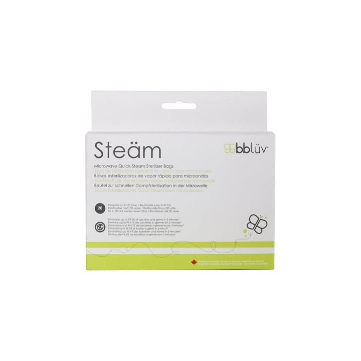 bblüv Uudelleenkäytettävät sterilointipussit ryhmässä LELUT, TUOTTEET LAPSILLE JA VAUVOILLE / Vauvatuotteet / Hoito ja hygienia @ TP E-commerce Nordic AB (D42260)