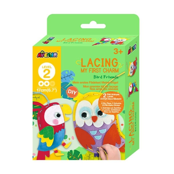 Avenir – DIY-laukun koristeet: Linnut (5221803) ryhmässä LELUT, TUOTTEET LAPSILLE JA VAUVOILLE / Leikkikalut, Askartelu &Pelit / Käsityöt @ TP E-commerce Nordic AB (D42270)