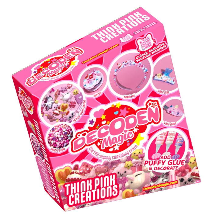 3D Magic Decoden Magic Deluxe Think Pink Creations (481-0109) ryhmässä LELUT, TUOTTEET LAPSILLE JA VAUVOILLE / Leikkikalut, Askartelu &Pelit / Käsityöt @ TP E-commerce Nordic AB (D42322)