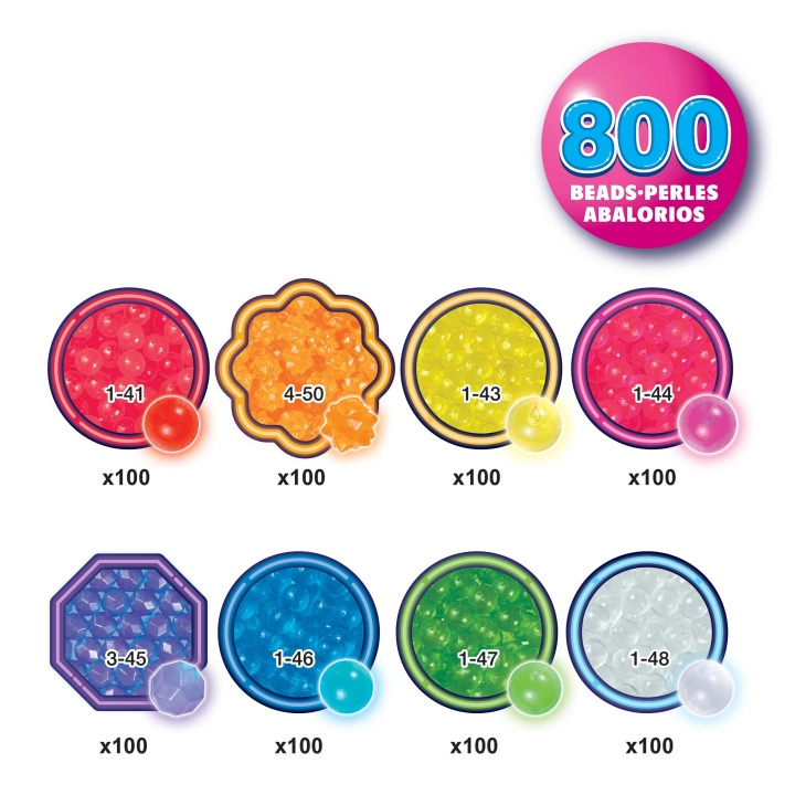 Aqua Beads Aquabeads – Neon-helmi-pakkaus (35143) ryhmässä LELUT, TUOTTEET LAPSILLE JA VAUVOILLE / Leikkikalut, Askartelu &Pelit / Käsityöt @ TP E-commerce Nordic AB (D42353)